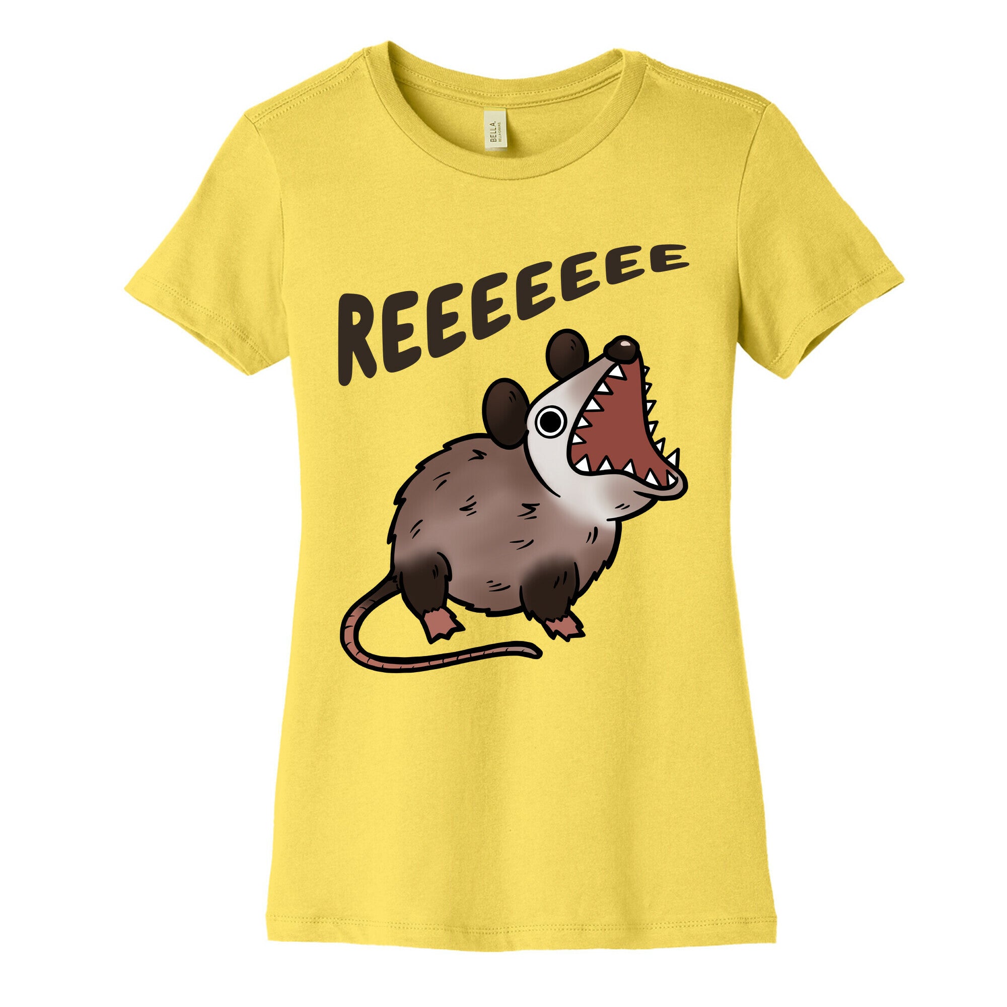 Reeeeeee Possum Women's Cotton Tee