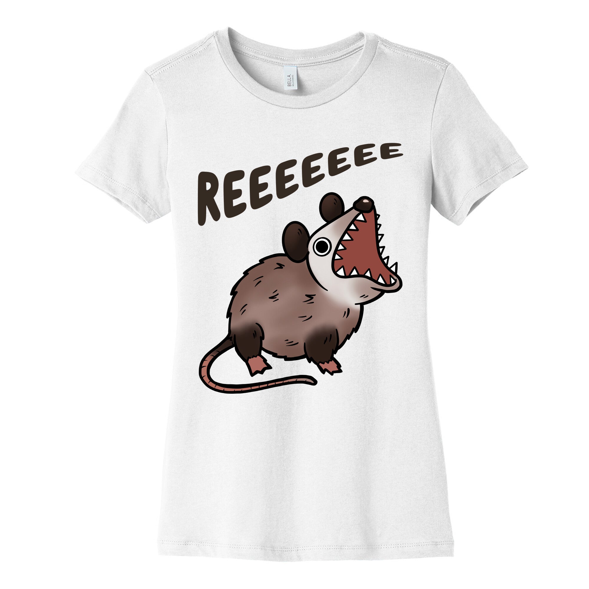 Reeeeeee Possum Women's Cotton Tee