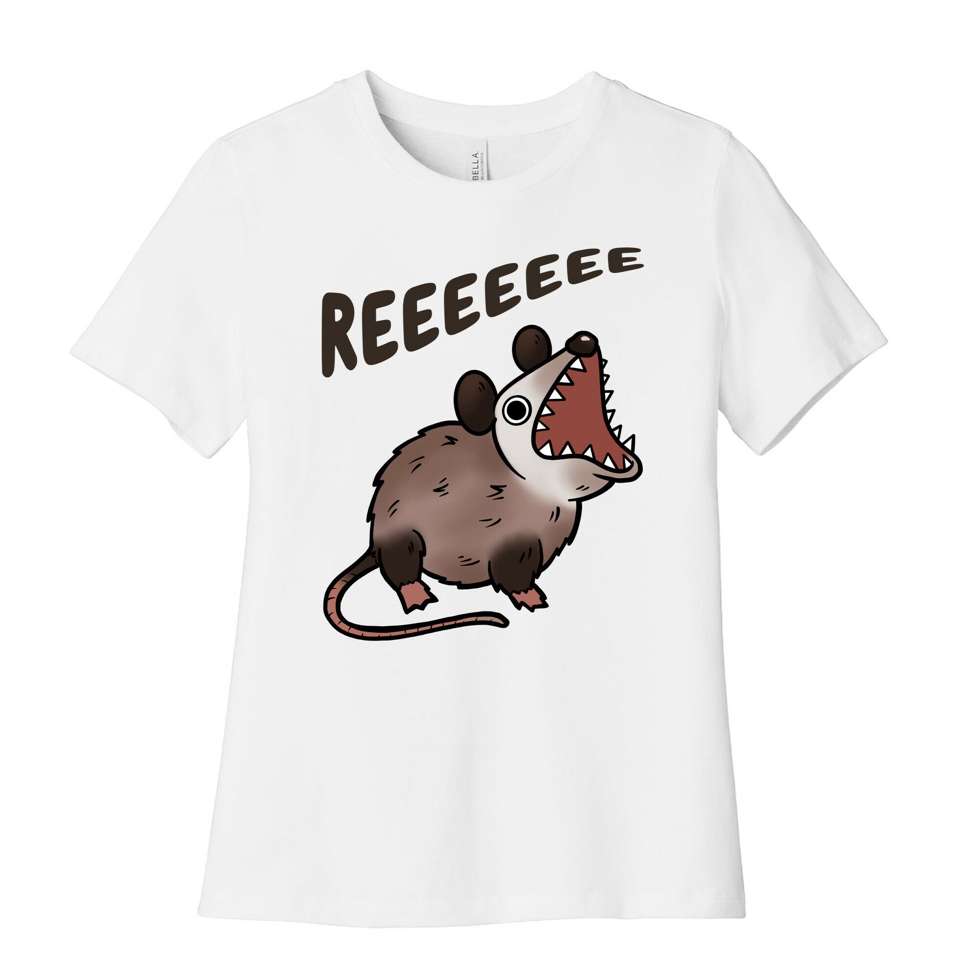 Reeeeeee Possum Women's Cotton Tee