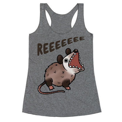 Reeeeeee Possum Racerback Tank