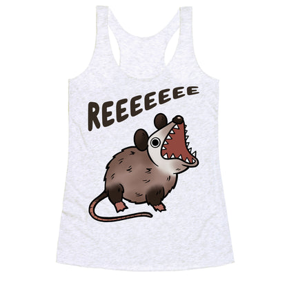 Reeeeeee Possum Racerback Tank