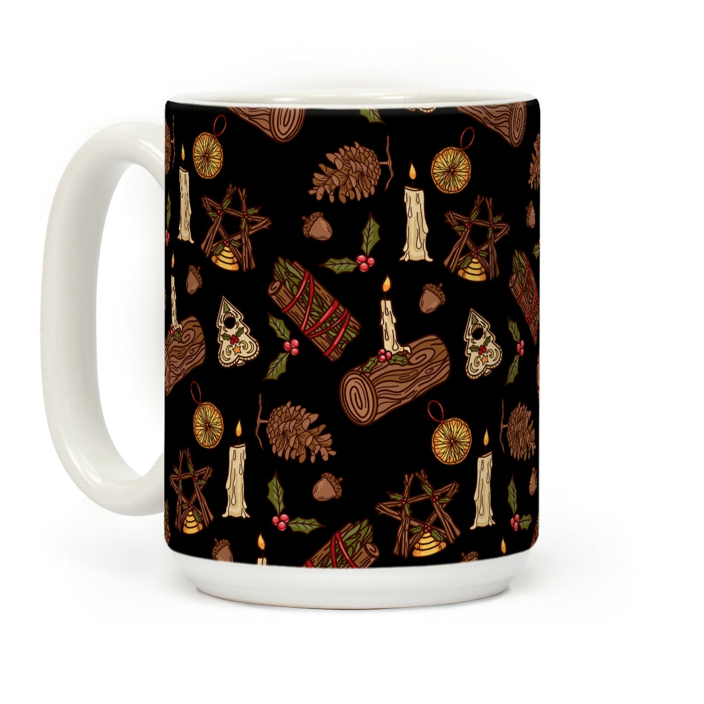 Yule Pattern Coffee Mug