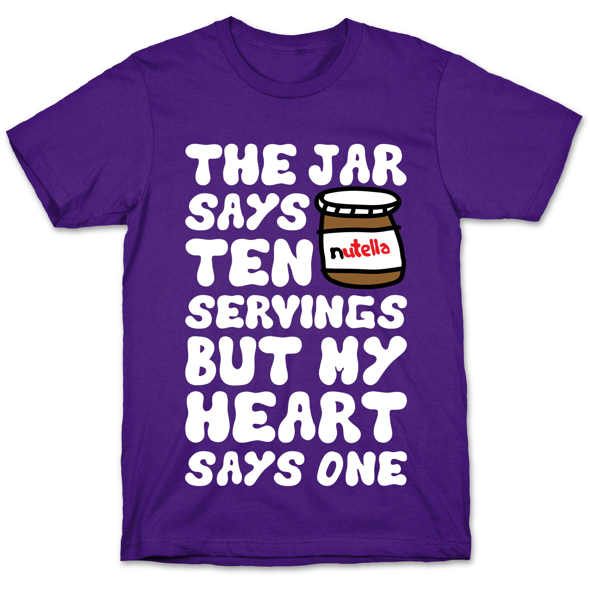Nutella Servings Of The Heart T-Shirt