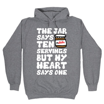 Nutella Servings Of The Heart Hoodie