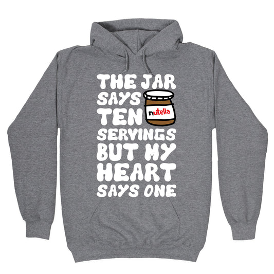 Nutella Servings Of The Heart Hoodie