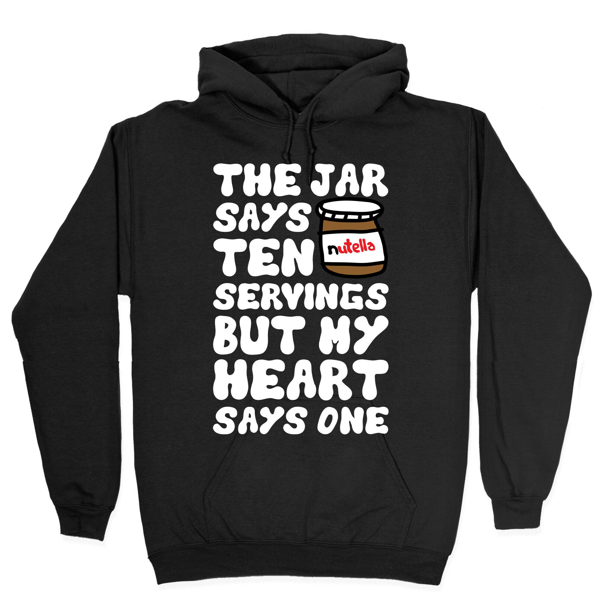 Nutella Servings Of The Heart Hoodie