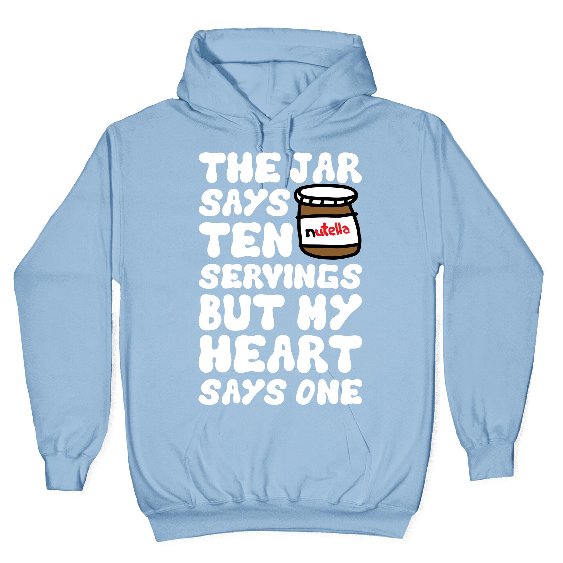 Nutella Servings Of The Heart Hoodie