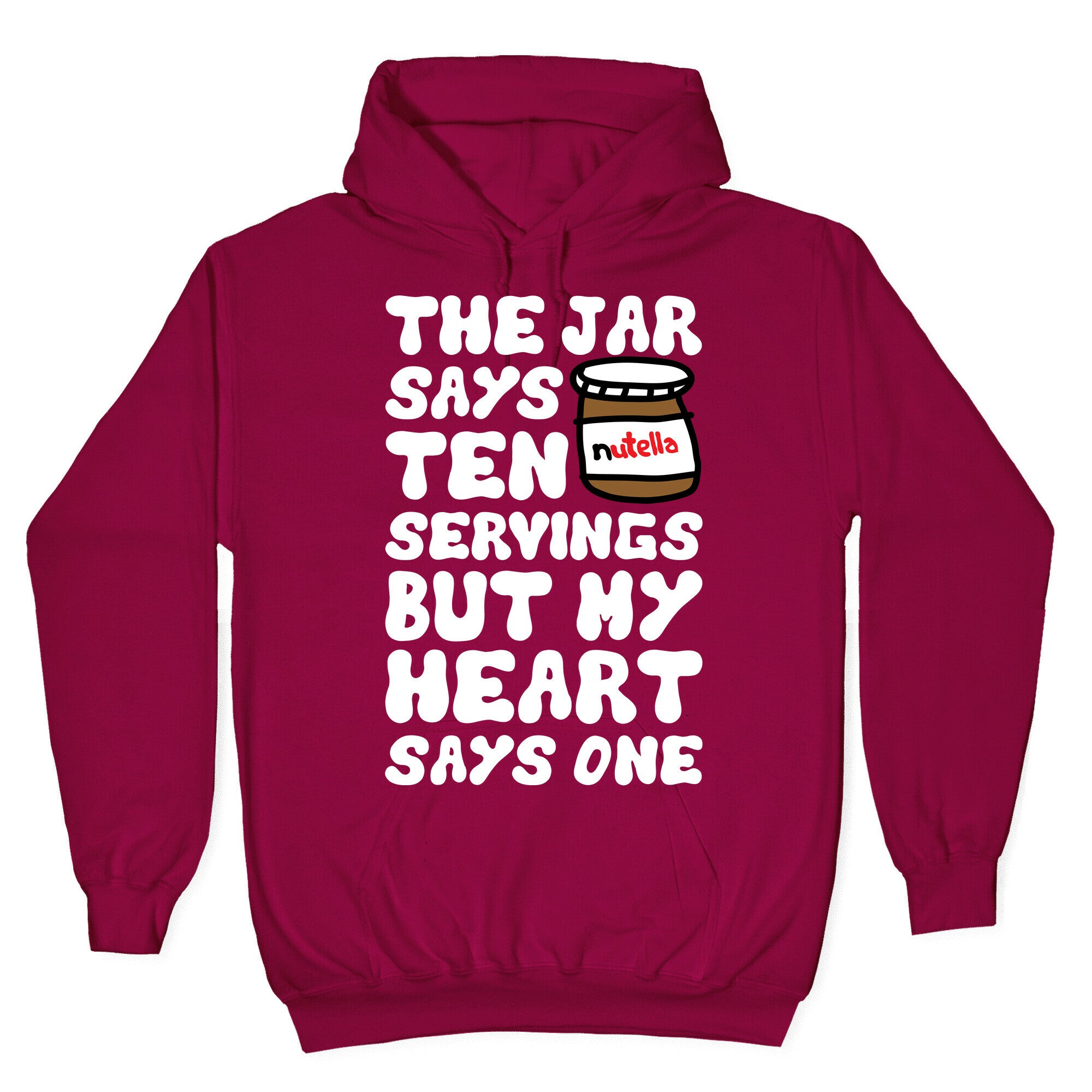 Nutella Servings Of The Heart Hoodie