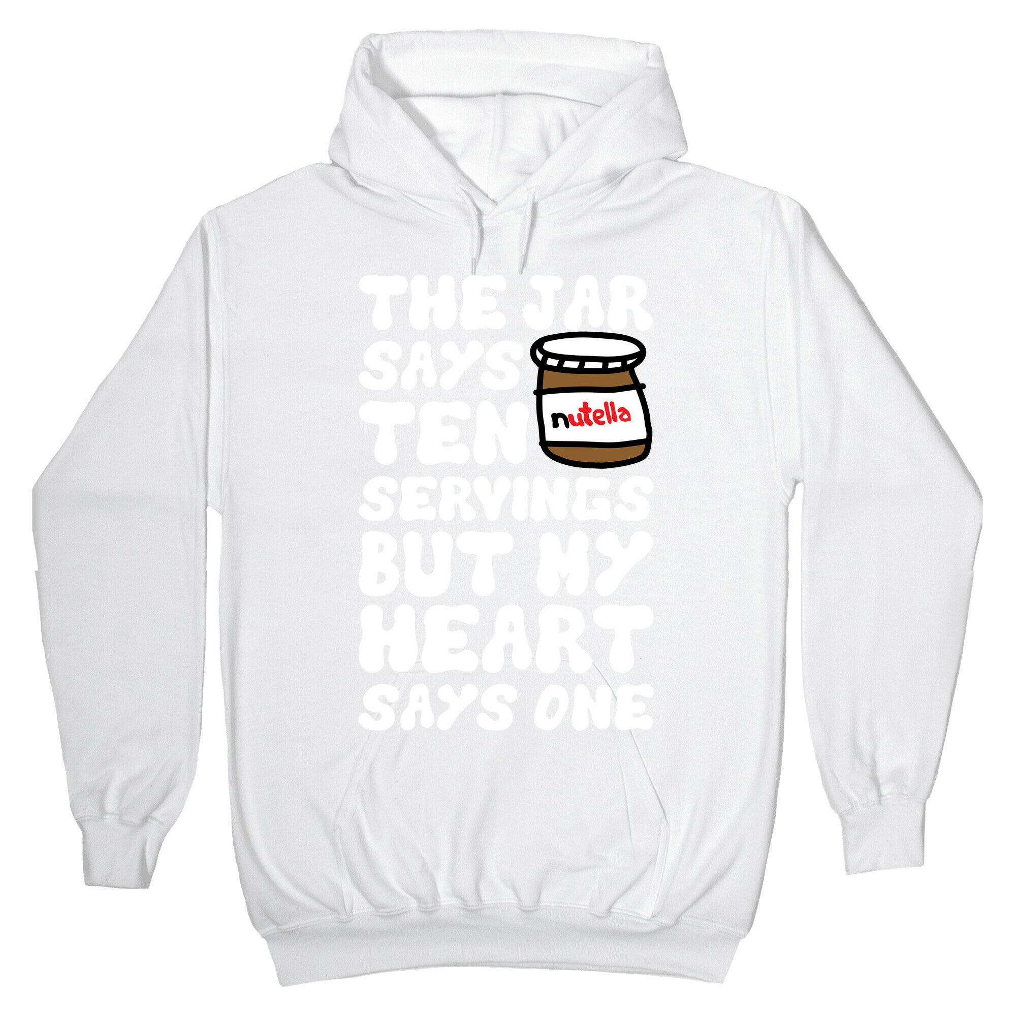 Nutella Servings Of The Heart Hoodie