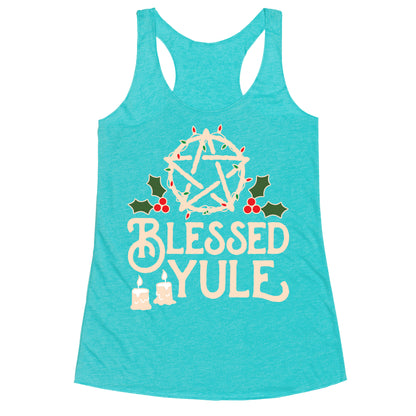 Blessed Yule Racerback Tank