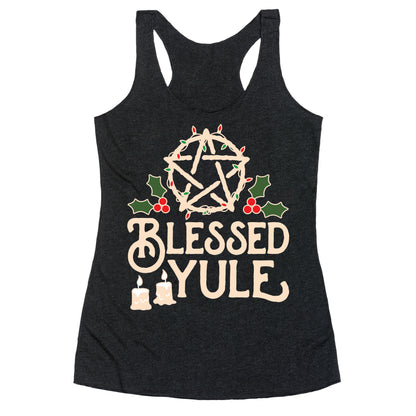 Blessed Yule Racerback Tank