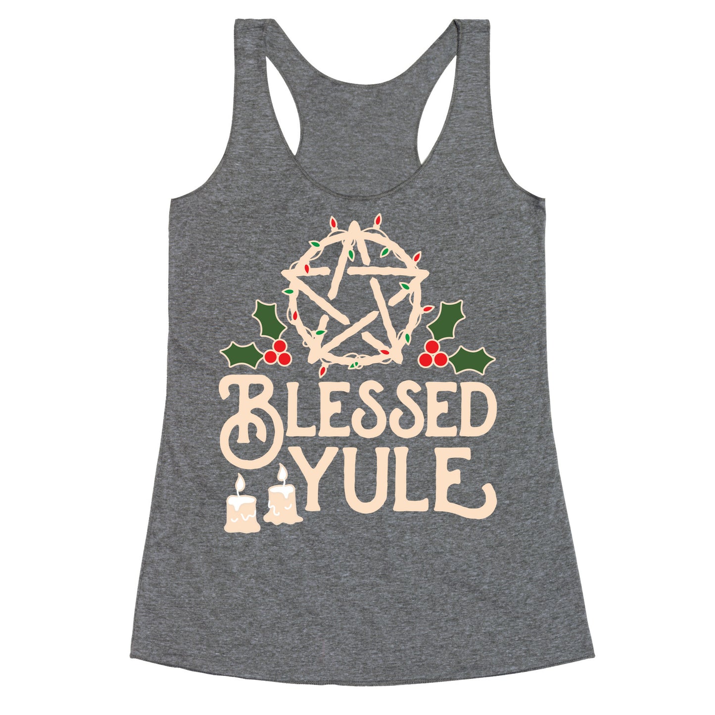 Blessed Yule Racerback Tank