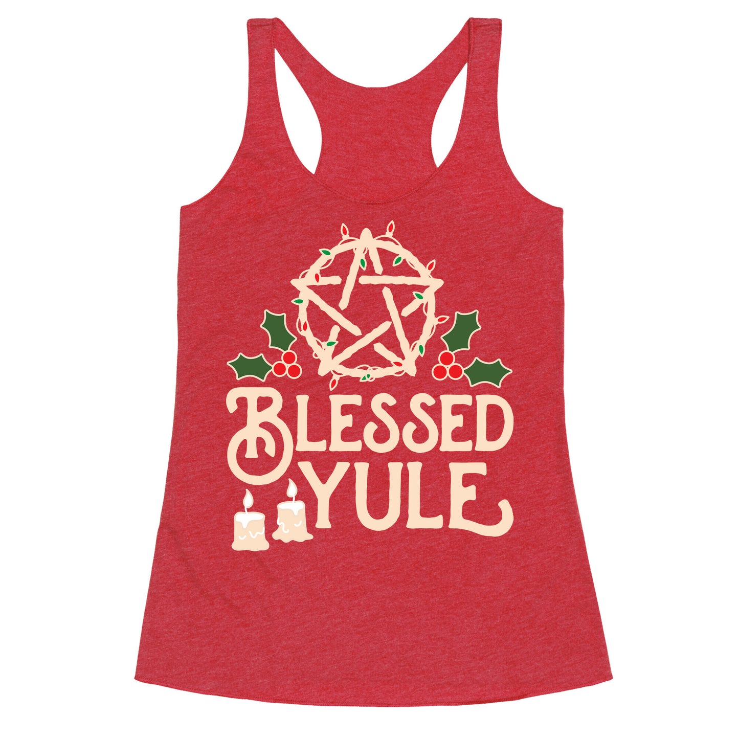 Blessed Yule Racerback Tank