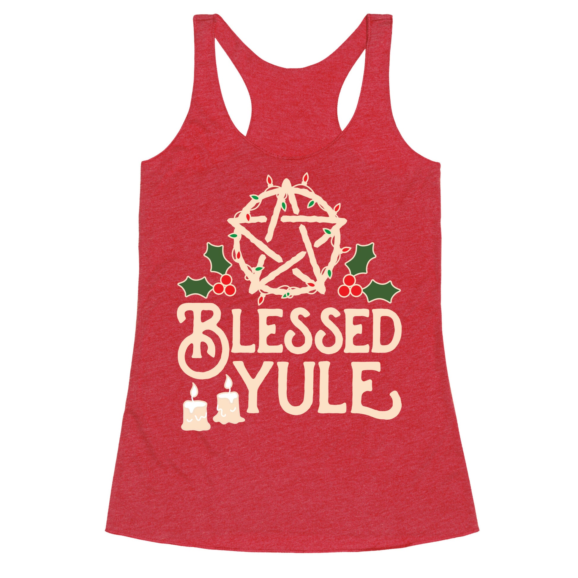 Blessed Yule Racerback Tank
