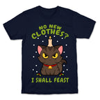 No New Clothes? I Shall Feast Yule Cat T-Shirt