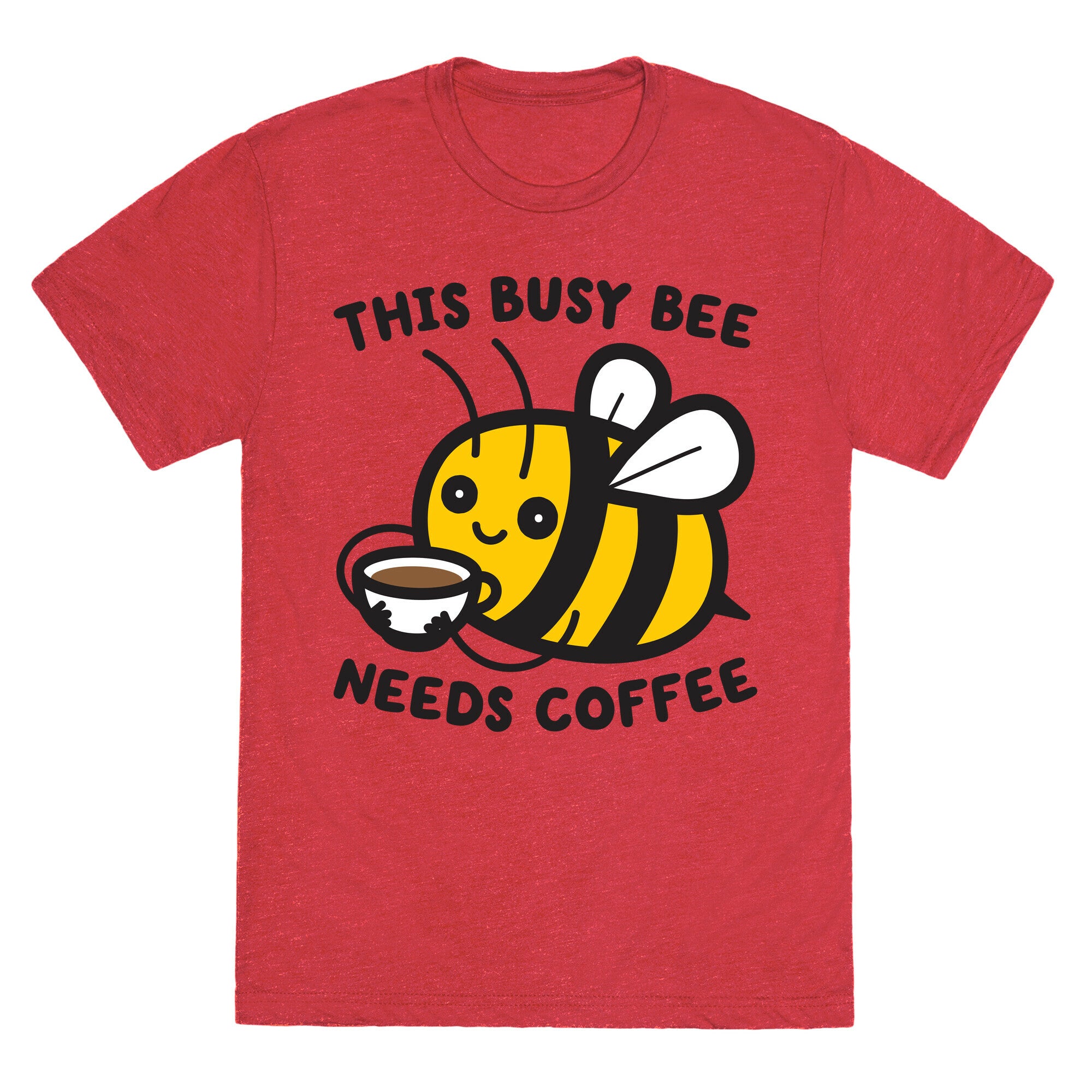 This Busy Bee Needs Coffee Unisex Triblend Tee