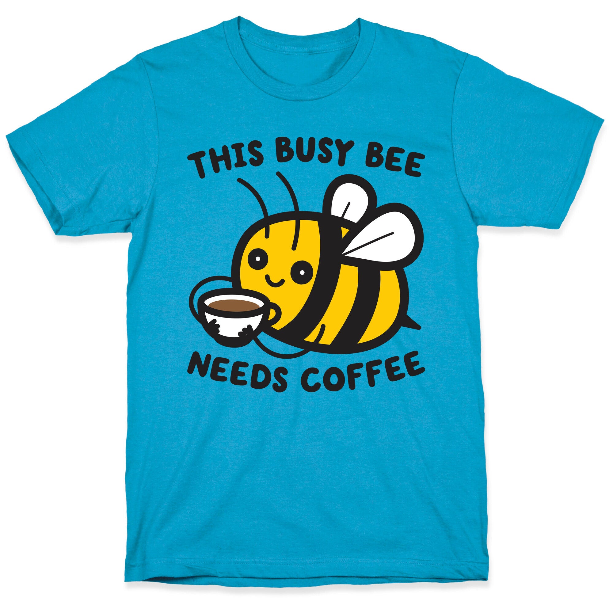 This Busy Bee Needs Coffee Unisex Triblend Tee