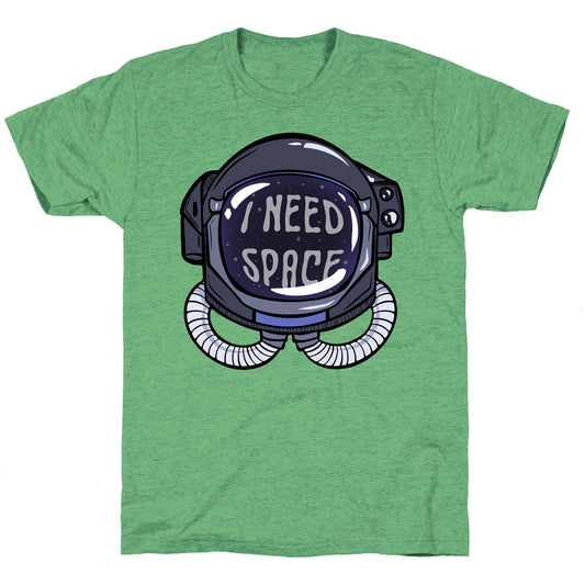 I Need Space Astro Head Unisex Triblend Tee