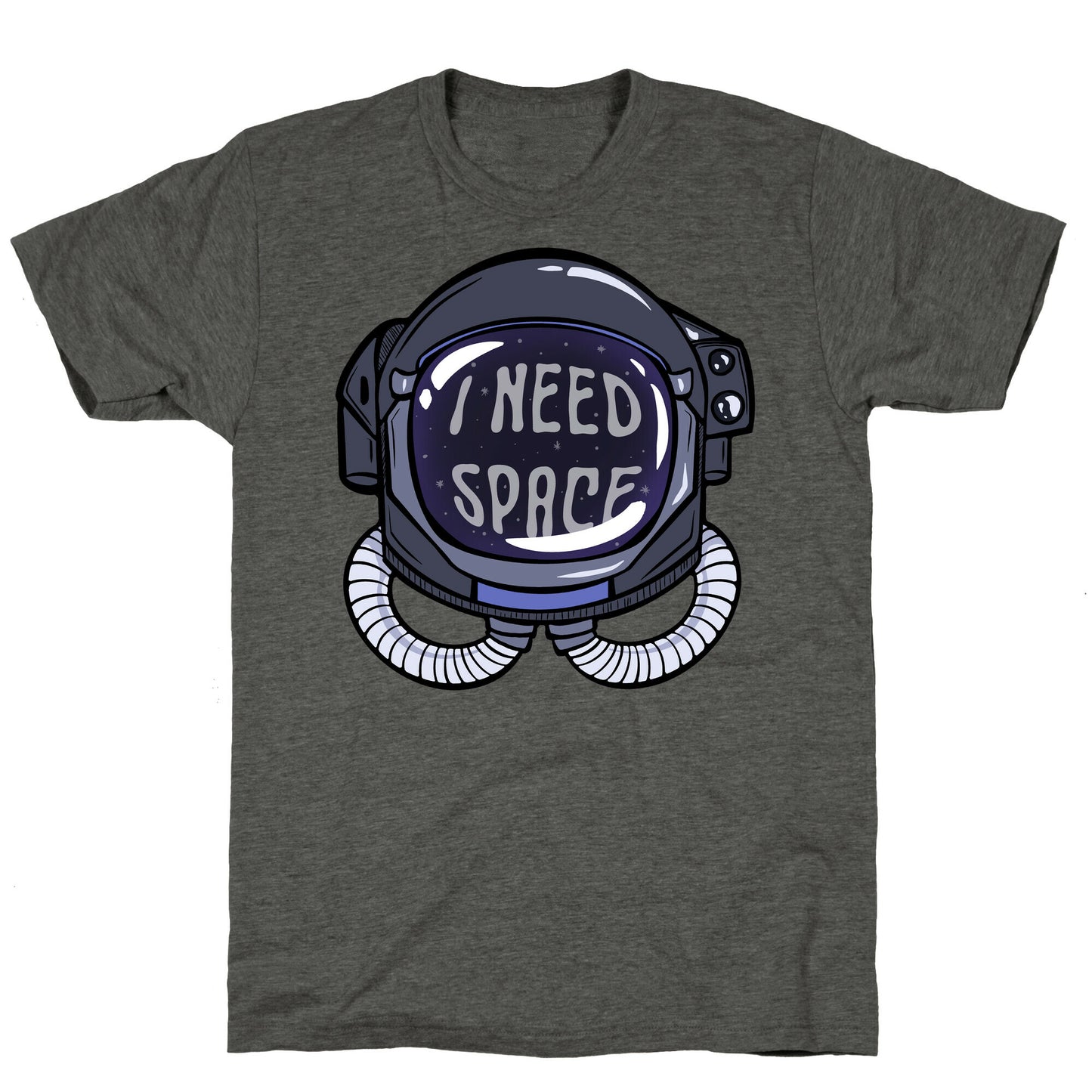 I Need Space Astro Head Unisex Triblend Tee
