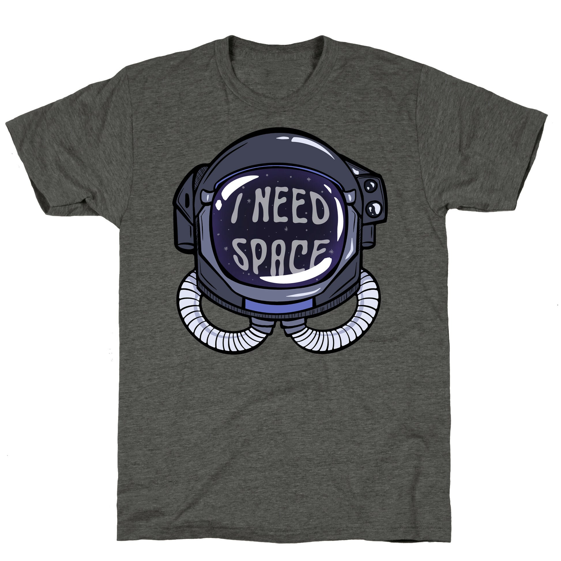 I Need Space Astro Head Unisex Triblend Tee