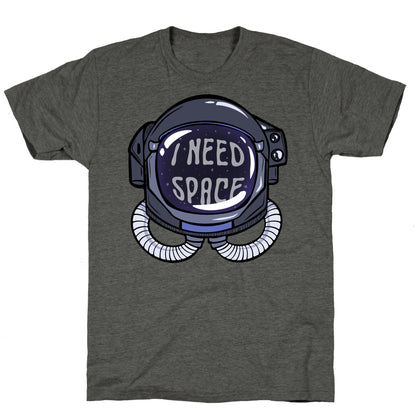 I Need Space Astro Head Unisex Triblend Tee