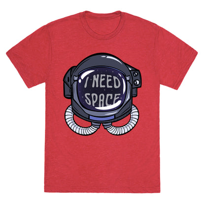 I Need Space Astro Head Unisex Triblend Tee