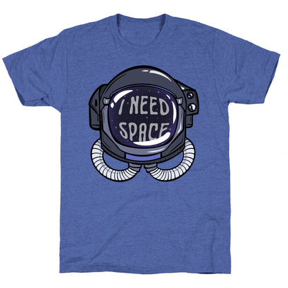 I Need Space Astro Head Unisex Triblend Tee