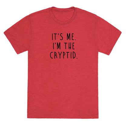 It's Me. I'm The Cryptid. Unisex Triblend Tee