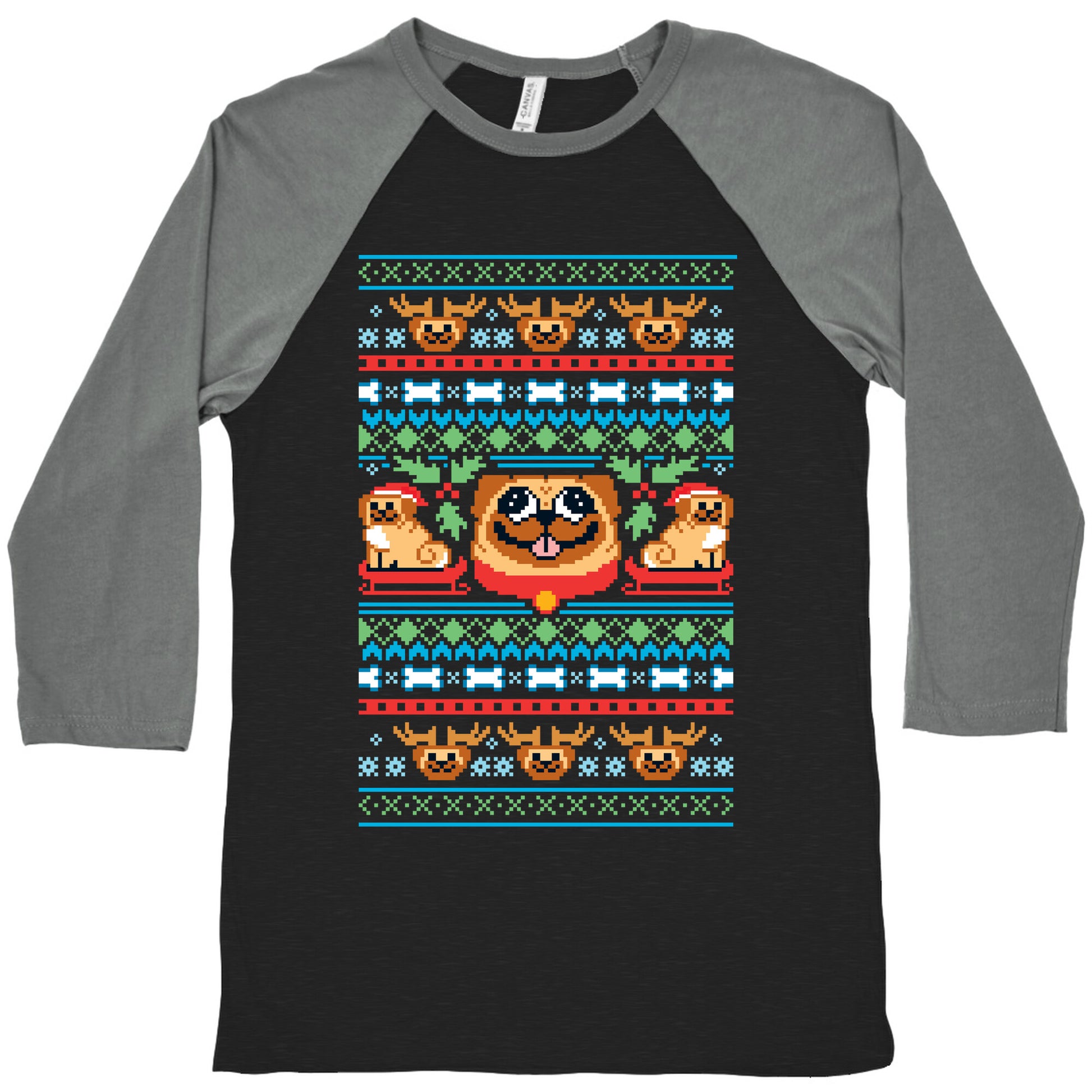 Pugly Sweater Baseball Tee