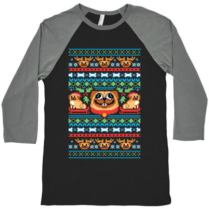 Pugly Sweater Baseball Tee