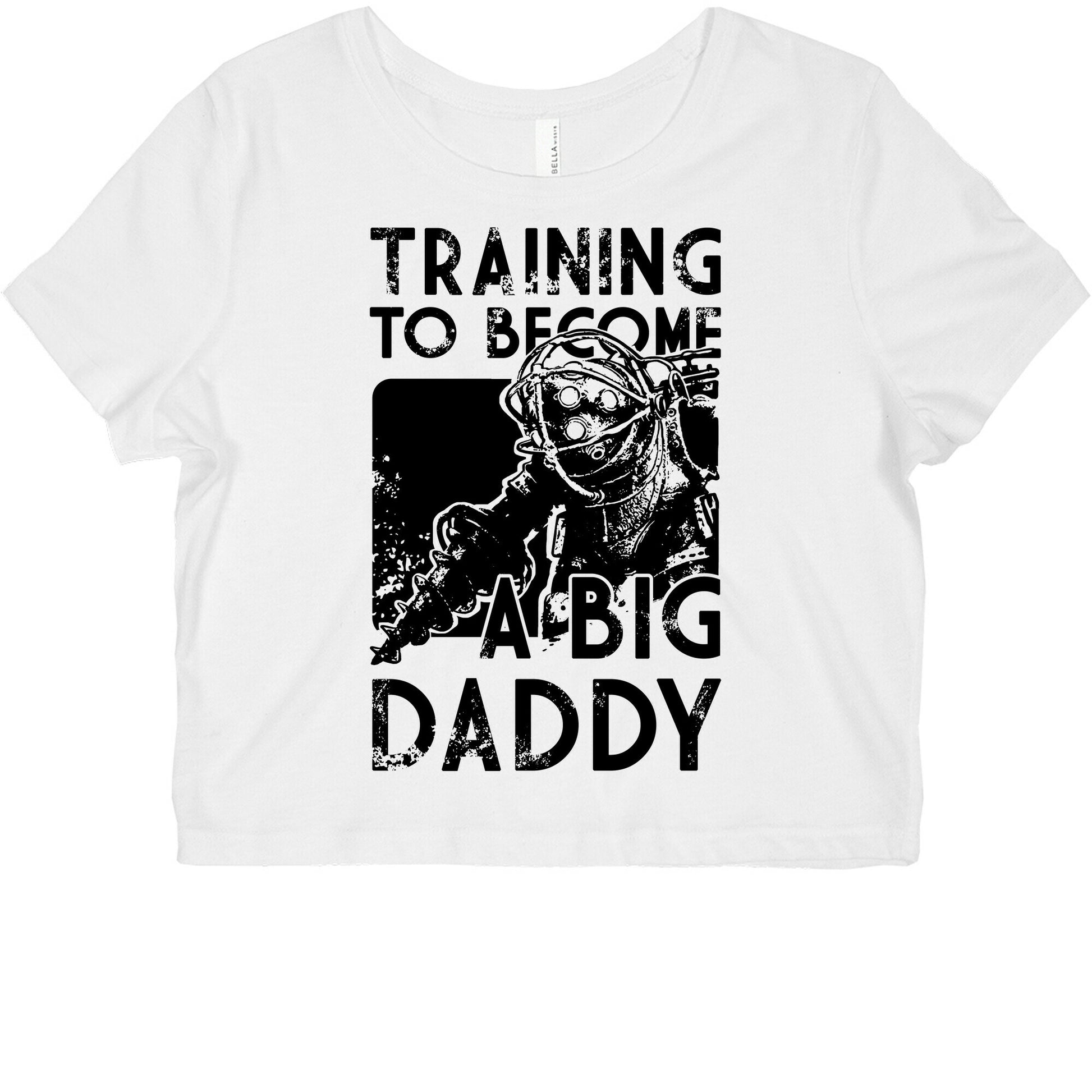 Training To Become A Big Daddy Graphic Baby Tee