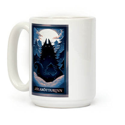 Yule Cat Tarot Card Jlaktturinn Coffee Mug