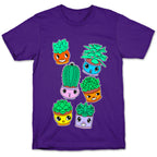 Cute Cartoon Succulents T-Shirt