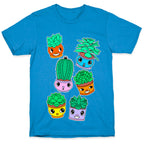 Cute Cartoon Succulents T-Shirt