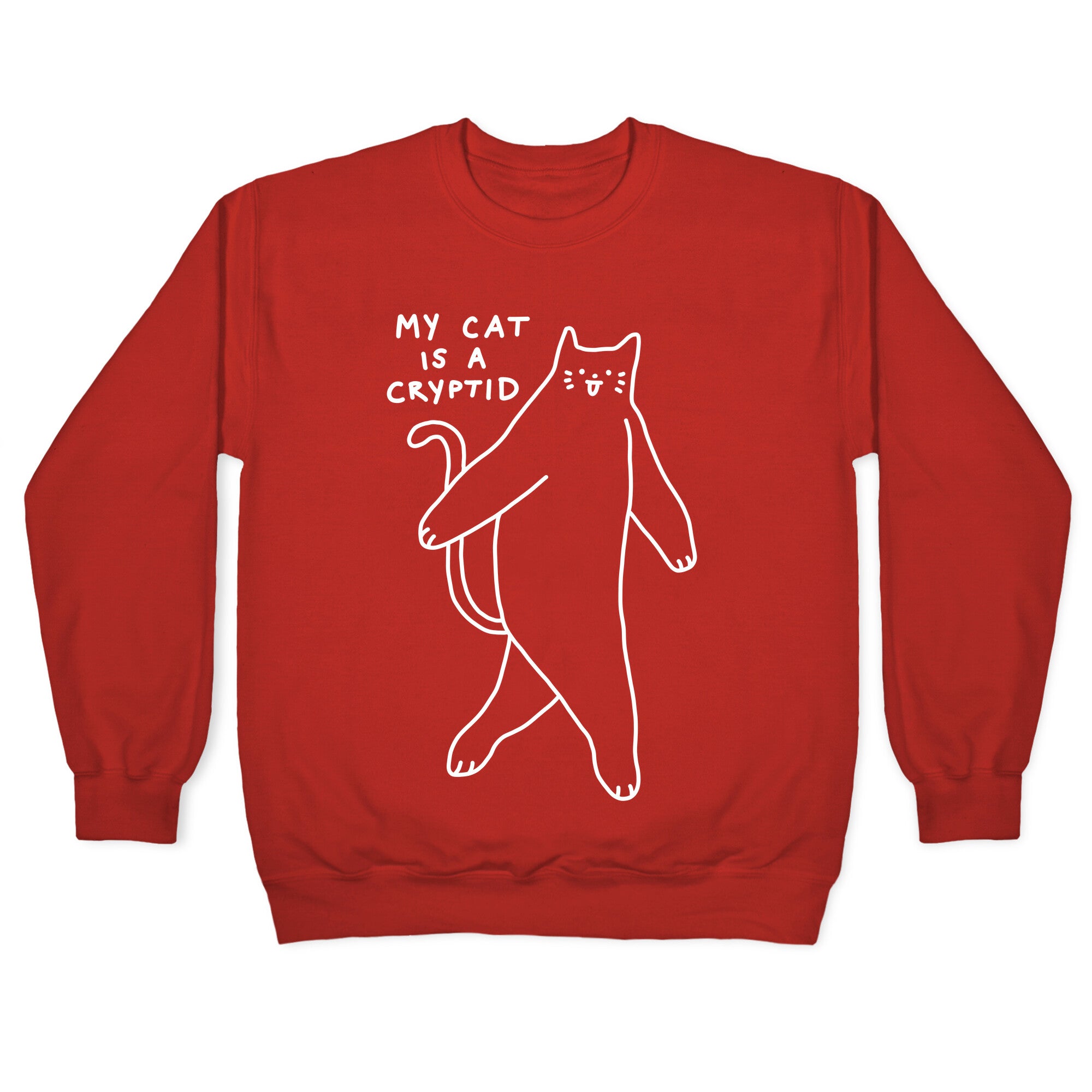 My Cat Is A Cryptid Crewneck Sweatshirt