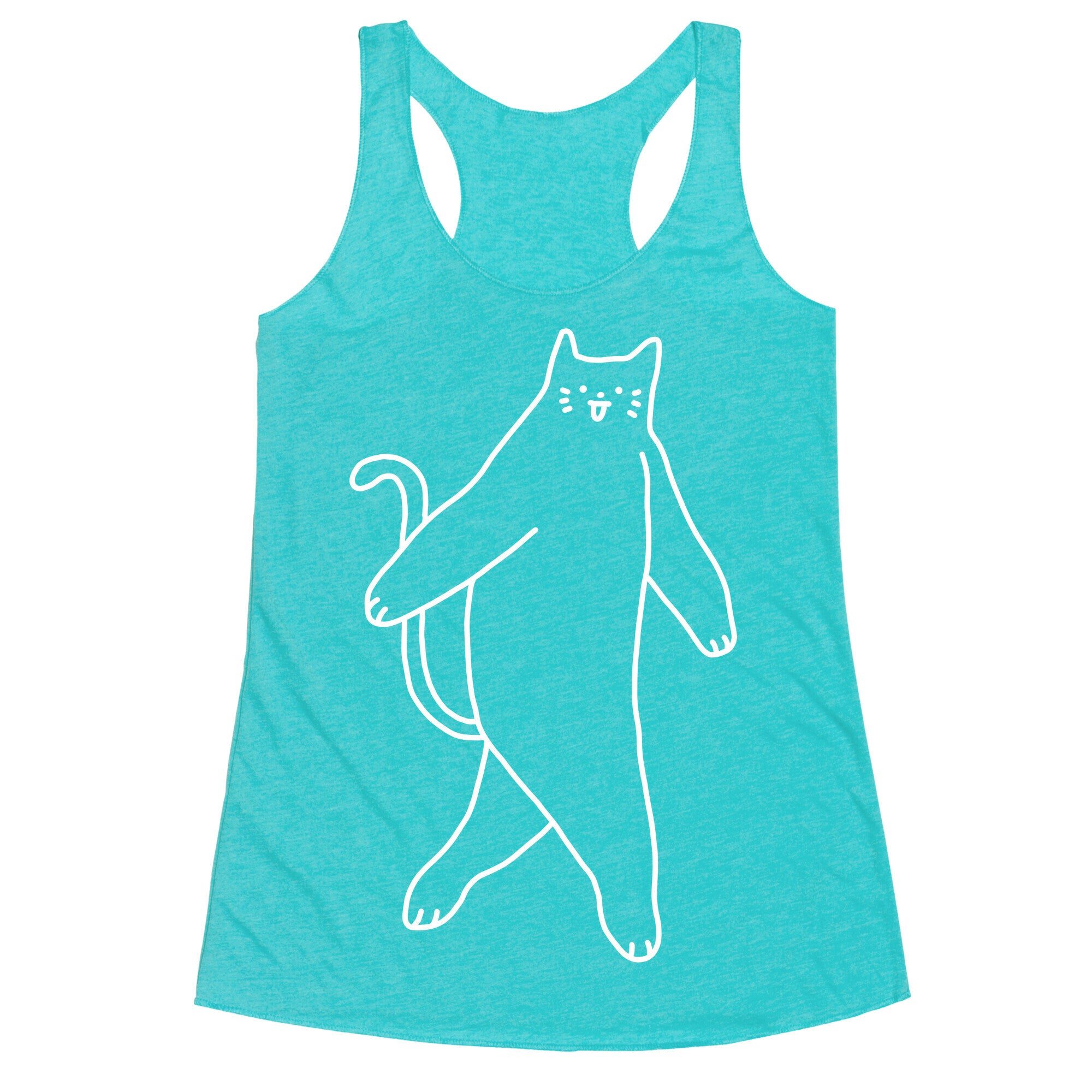 Cryptid Cat Racerback Tank