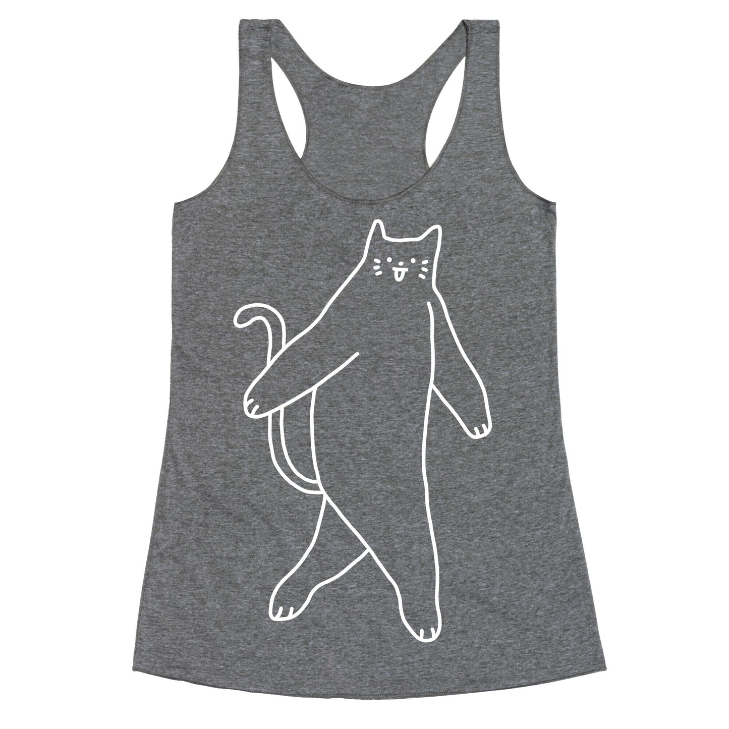 Cryptid Cat Racerback Tank