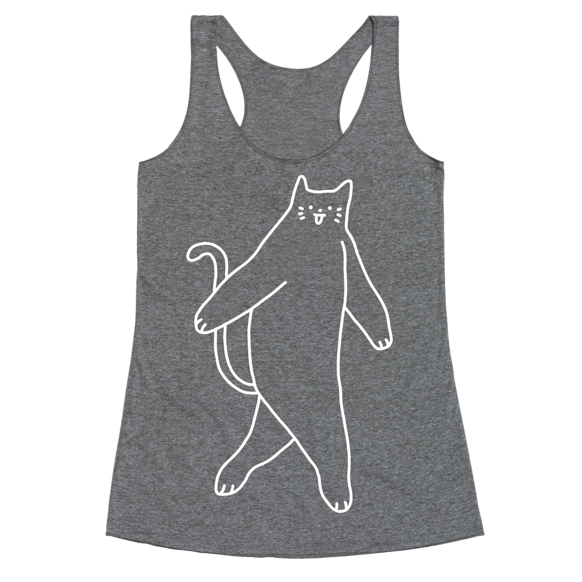 Cryptid Cat Racerback Tank