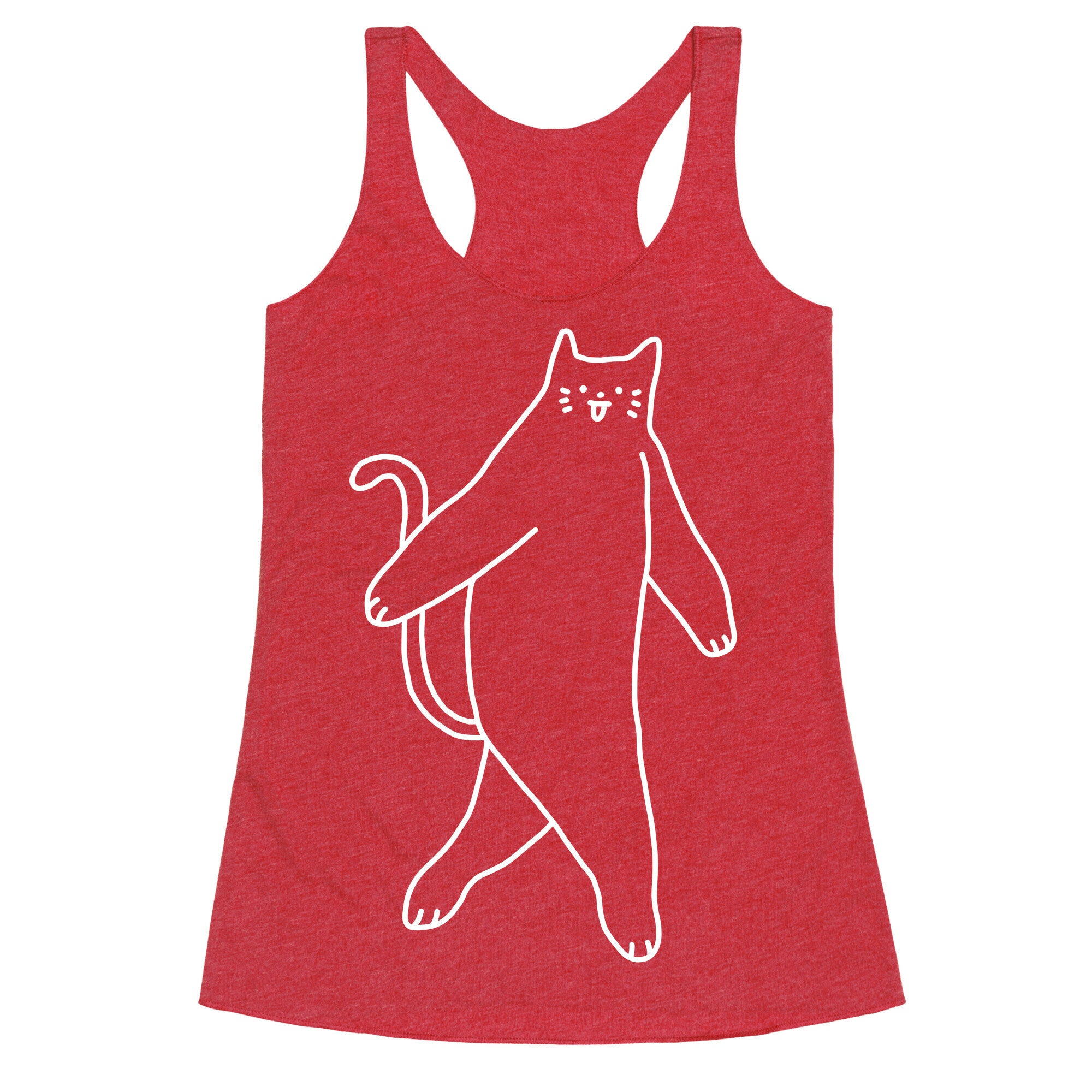 Cryptid Cat Racerback Tank