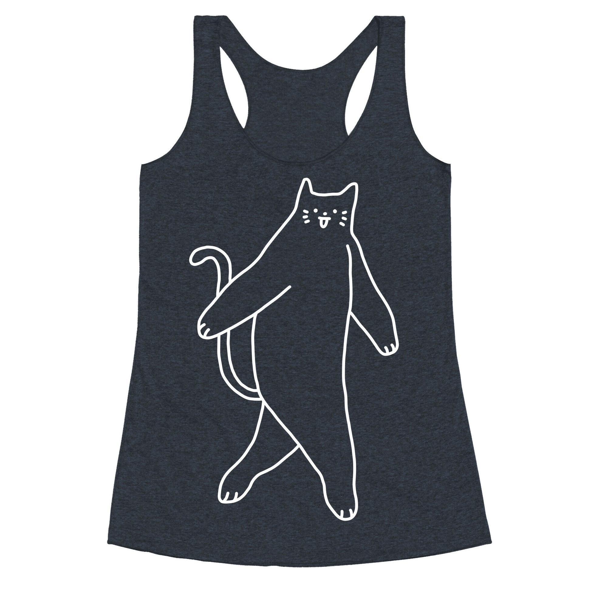 Cryptid Cat Racerback Tank