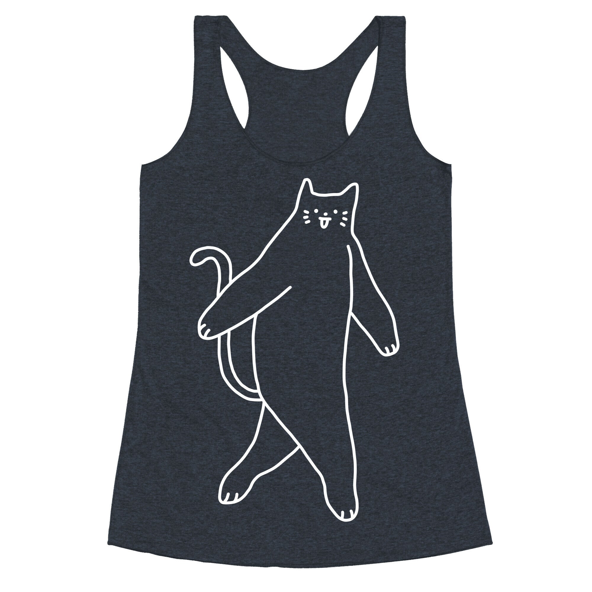 Cryptid Cat Racerback Tank
