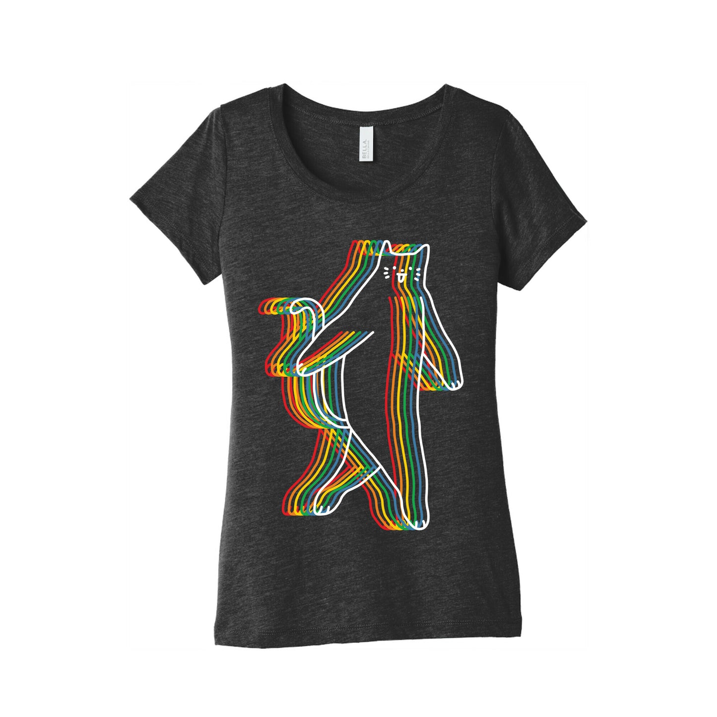 Cryptid Cat Women's Triblend Tee