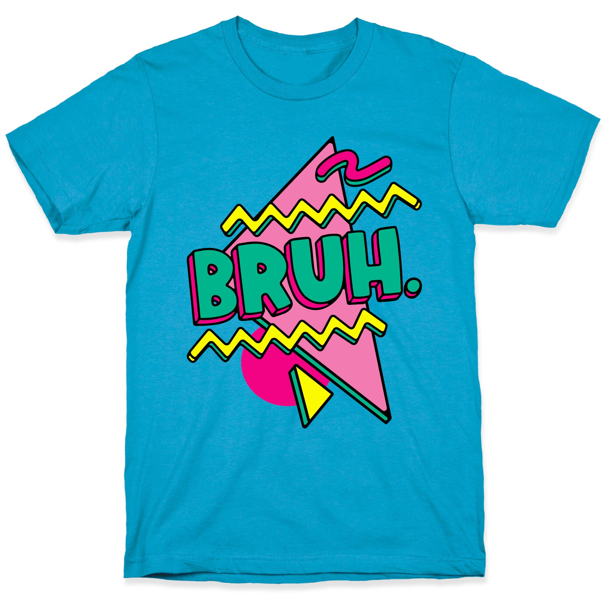 Bruh 90s Parody Unisex Triblend Tee