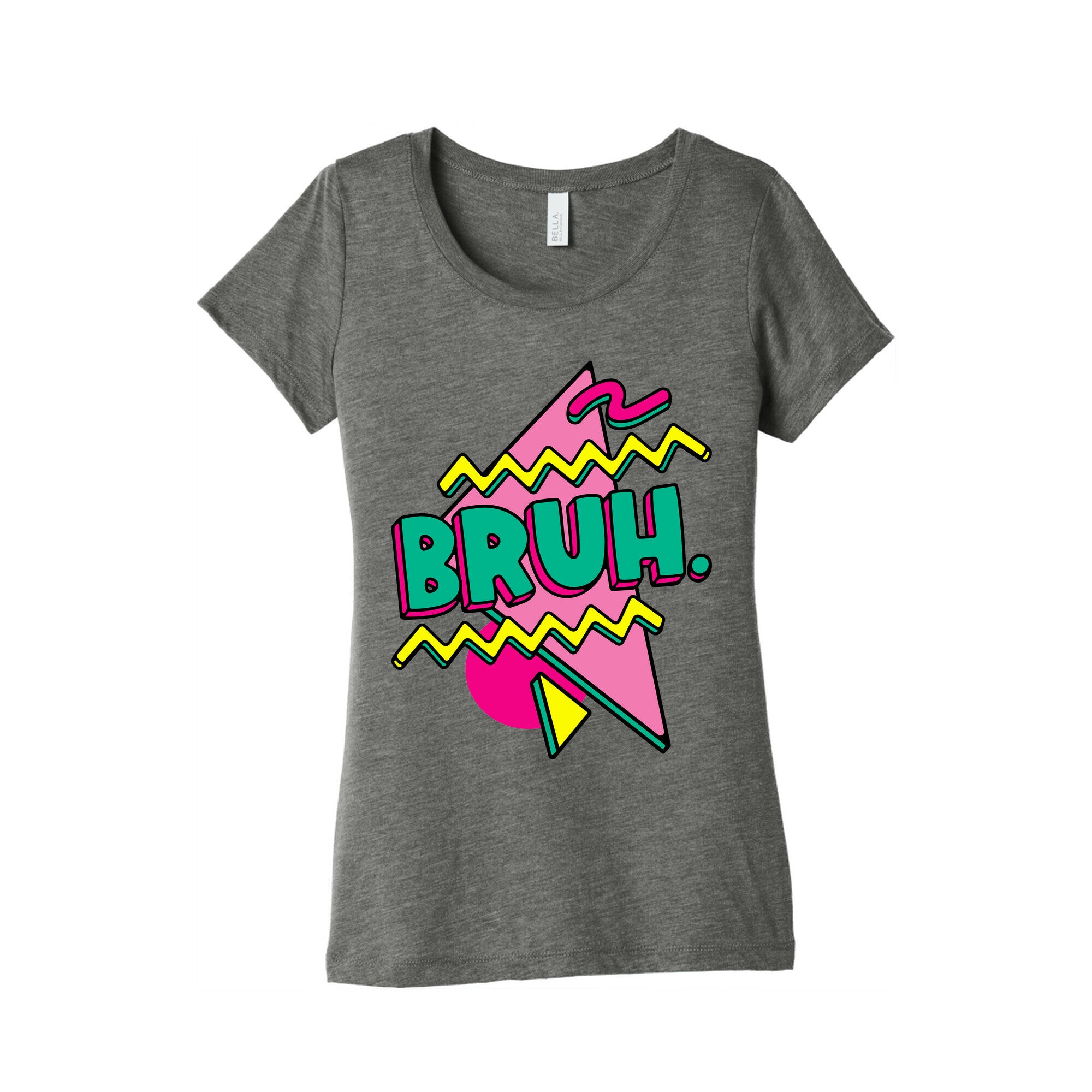 Bruh 90s Parody Women's Triblend Tee