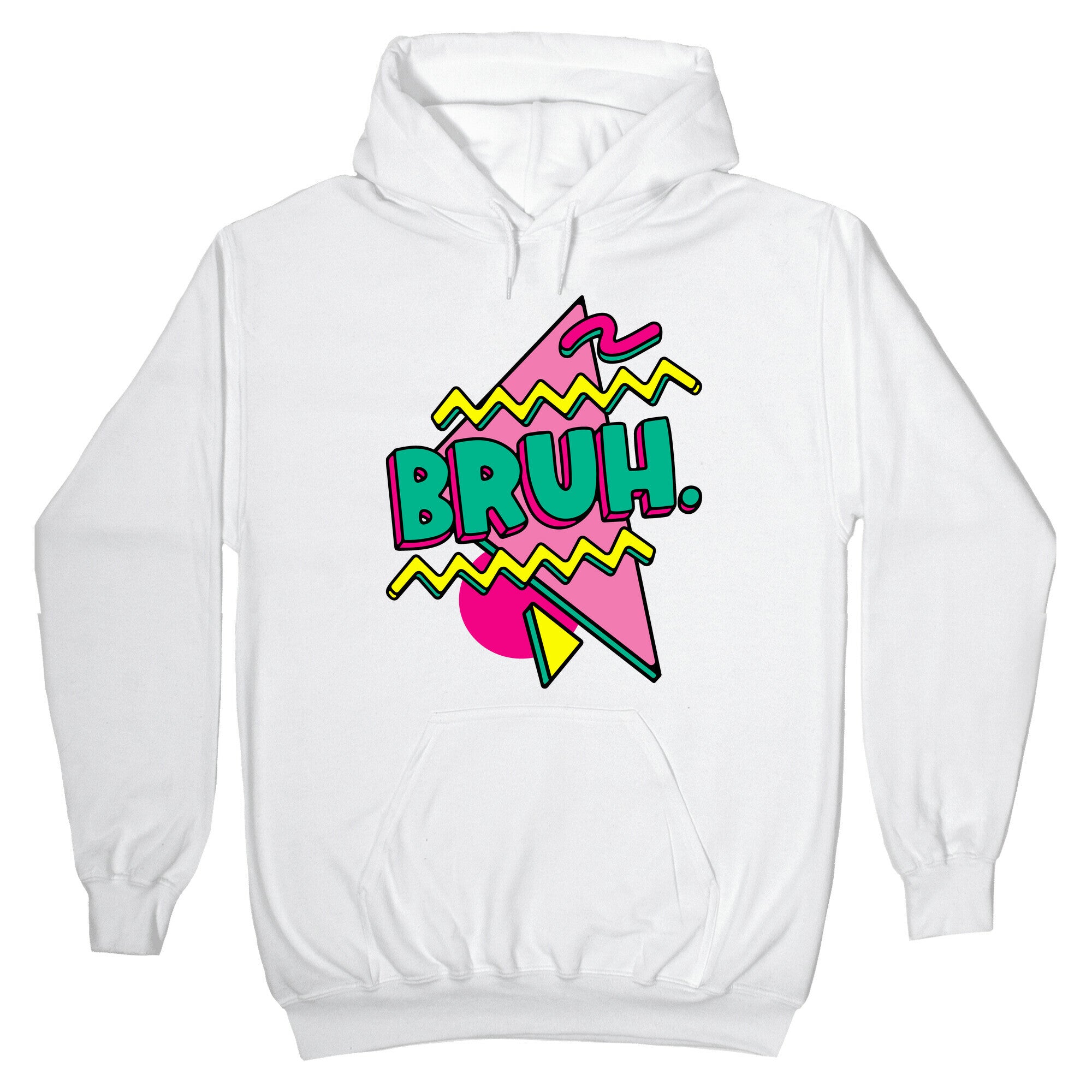 Bruh 90s Parody Hoodie