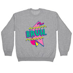 Bruh 90s Parody Crewneck Sweatshirt