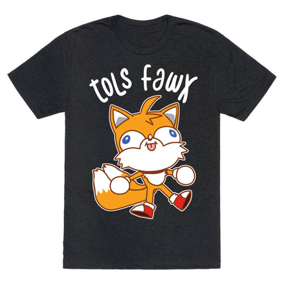 Derpy Tails Tols Fawx Unisex Triblend Tee