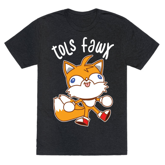 Derpy Tails Tols Fawx Unisex Triblend Tee