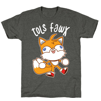 Derpy Tails Tols Fawx Unisex Triblend Tee