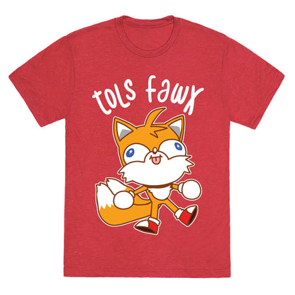 Derpy Tails Tols Fawx Unisex Triblend Tee